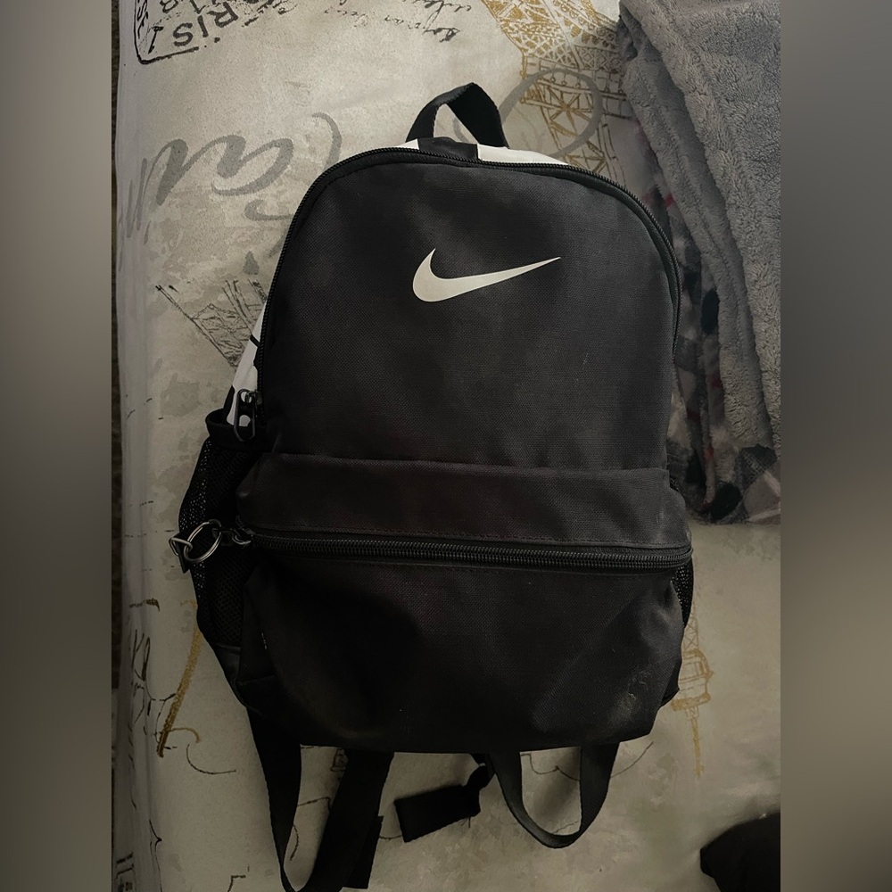 Nike Black and White Backpack